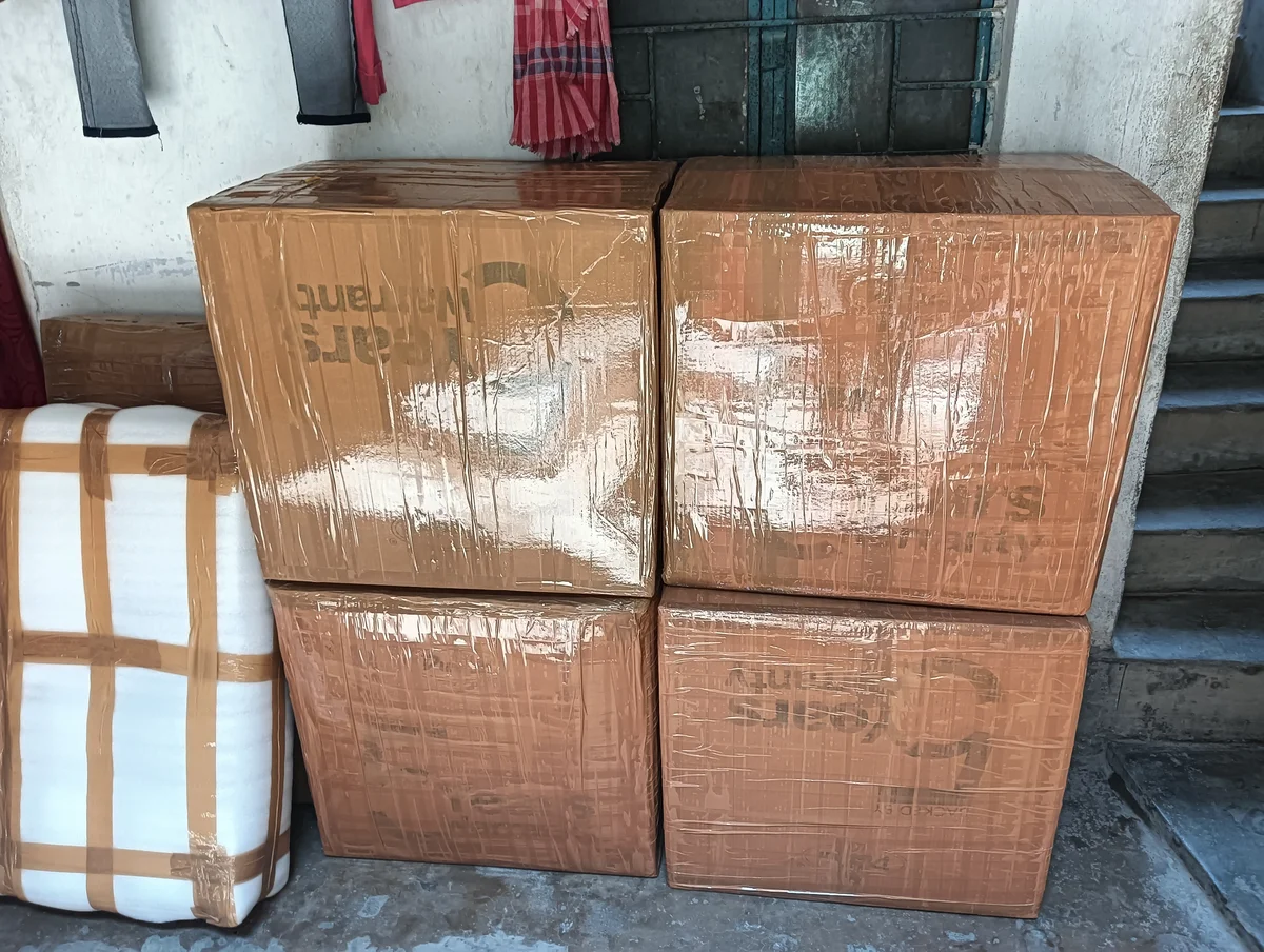 Packers and Movers in Ranchi Heavy Carton Box Household Packaging